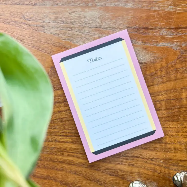 Notitieblokje Notes Roze