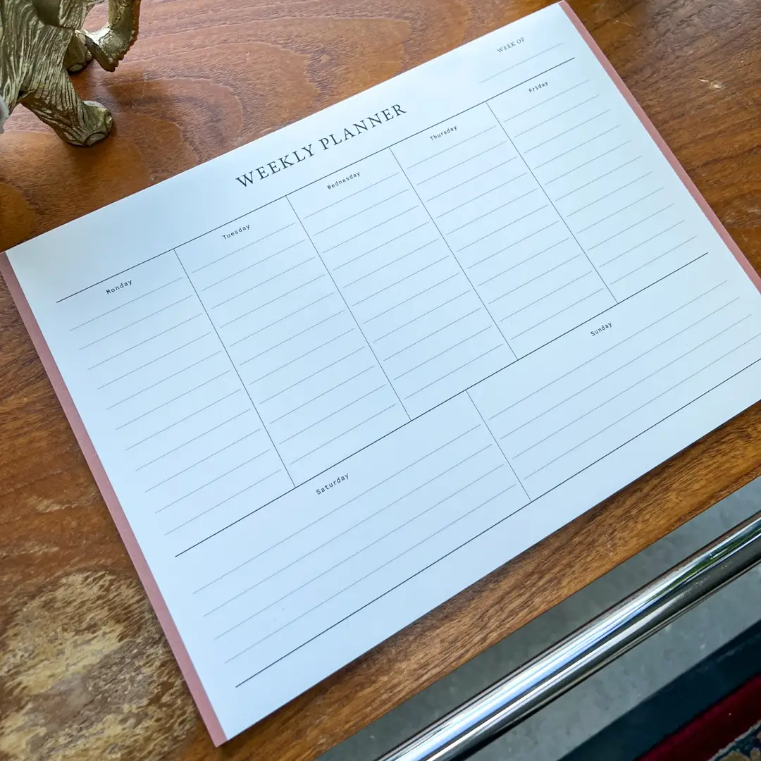 Weekplanner Klassiek