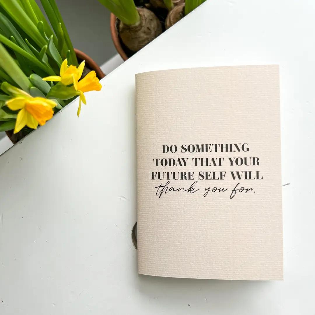 Mini schriftje quote