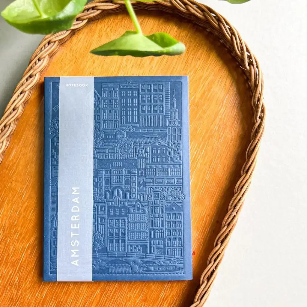 Notitieboekje Amsterdam Blauw