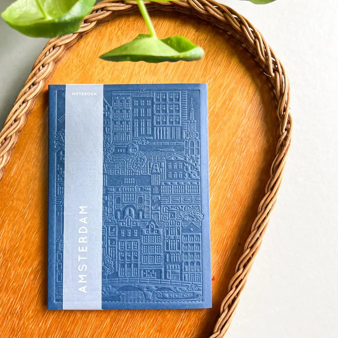 Notitieboekje Amsterdam Blauw