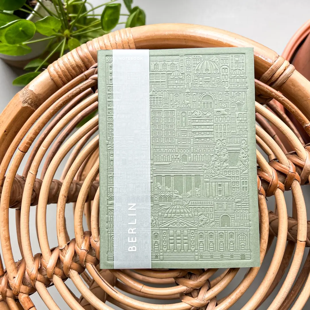 Notitieboekje Berlijn Groen