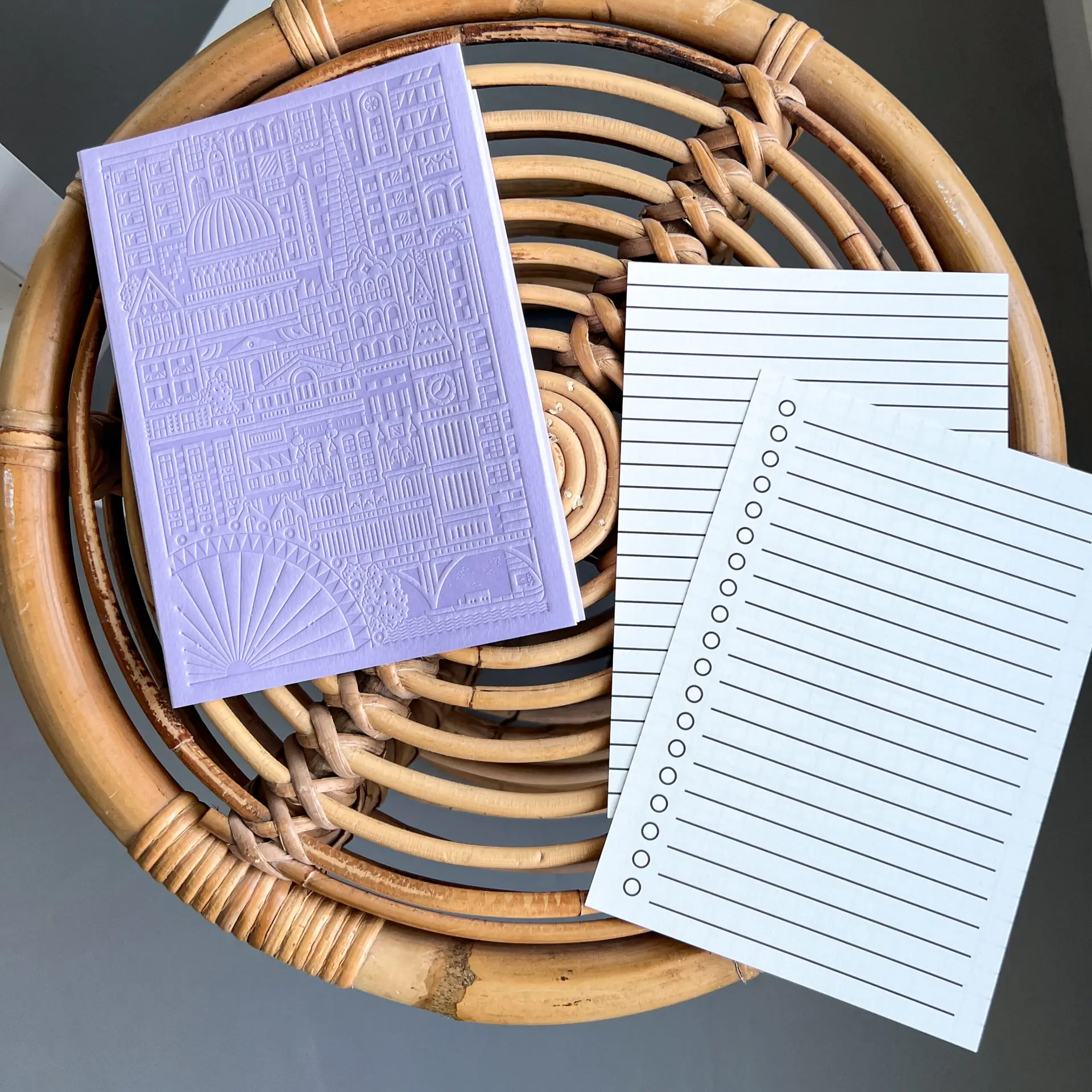 Notitieboekje Londen - Lila