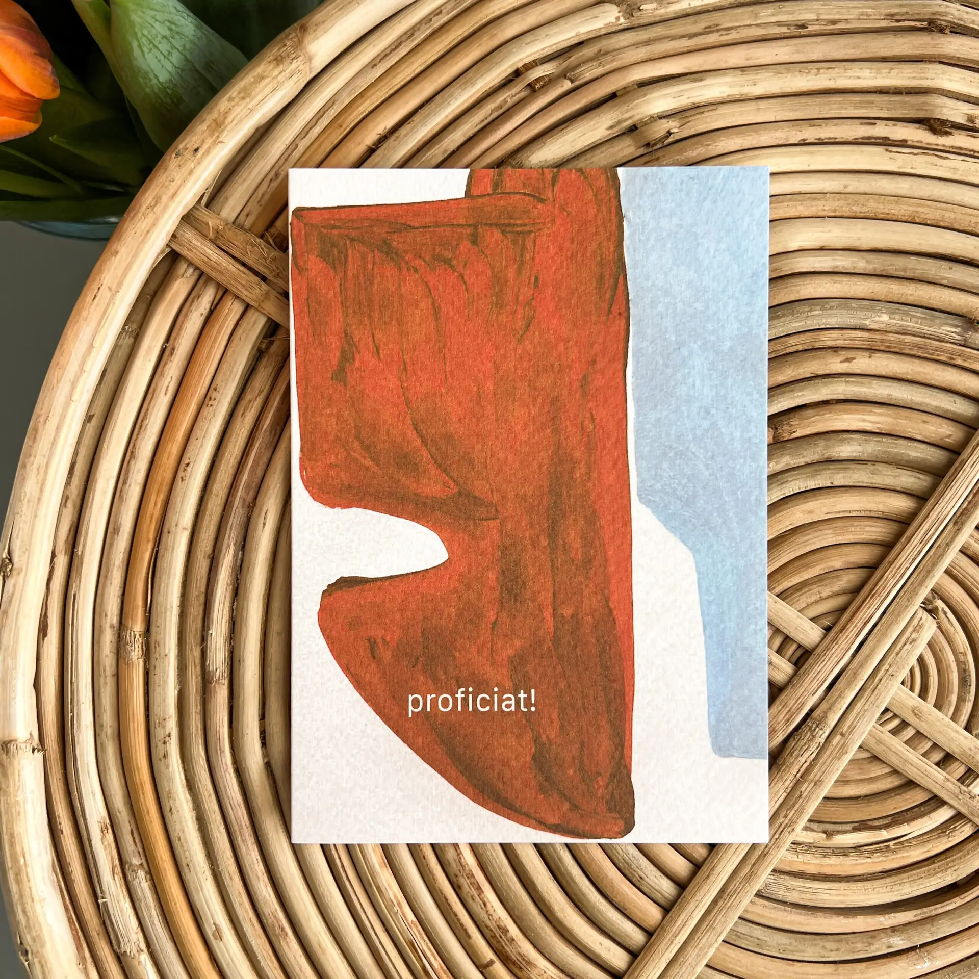 Wenskaart Proficiat