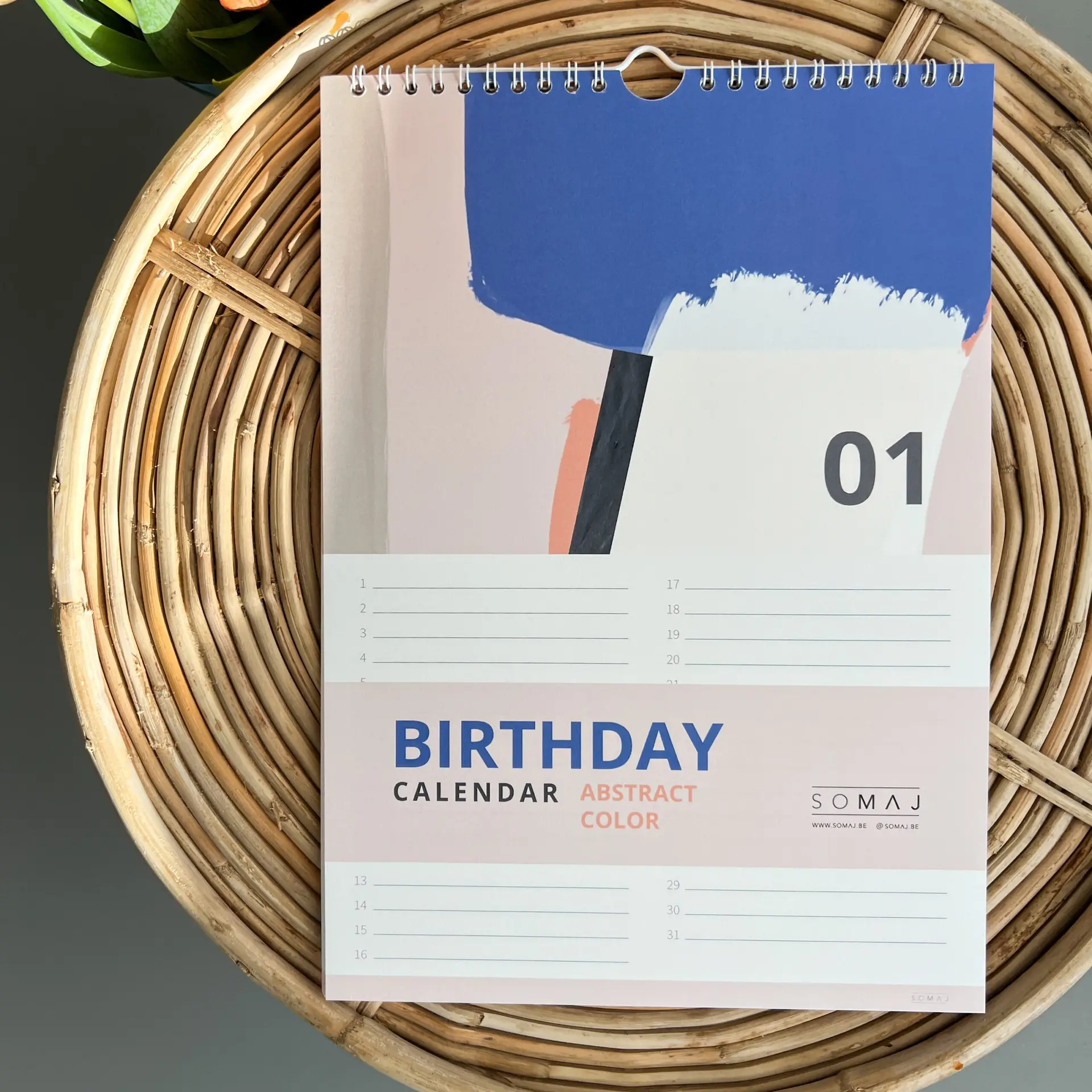 Verjaardagskalender Abstract