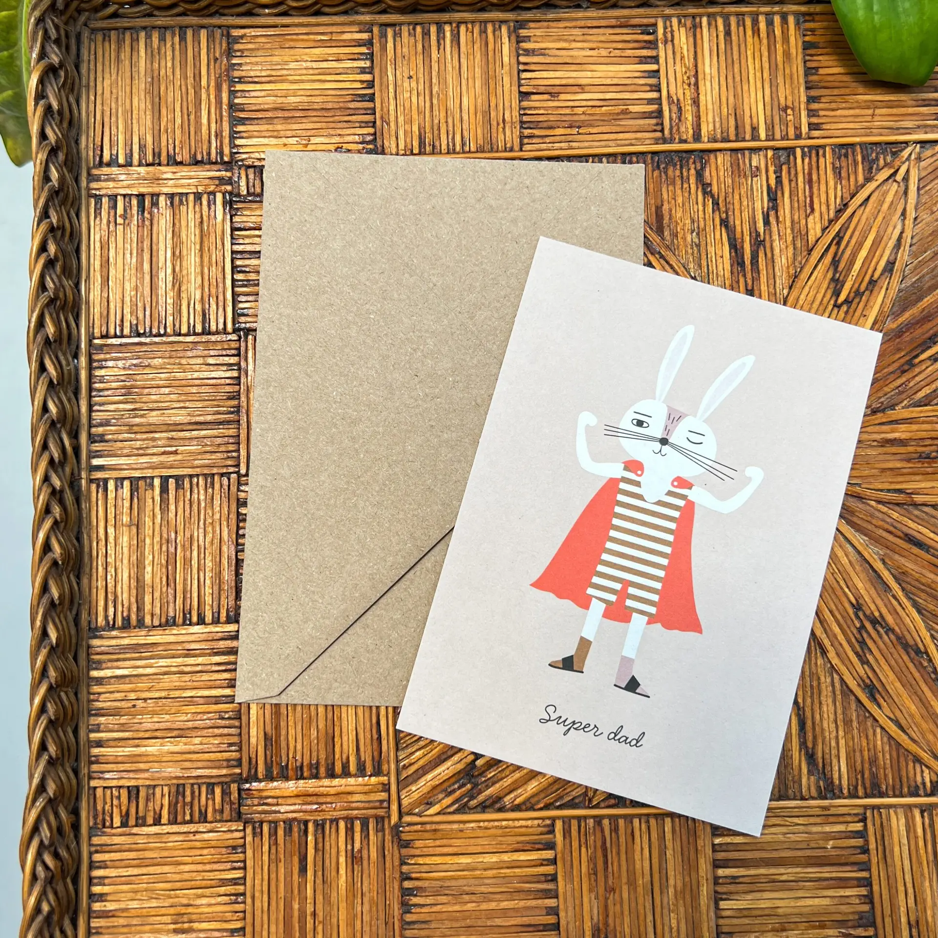 Wenskaart Super Dad