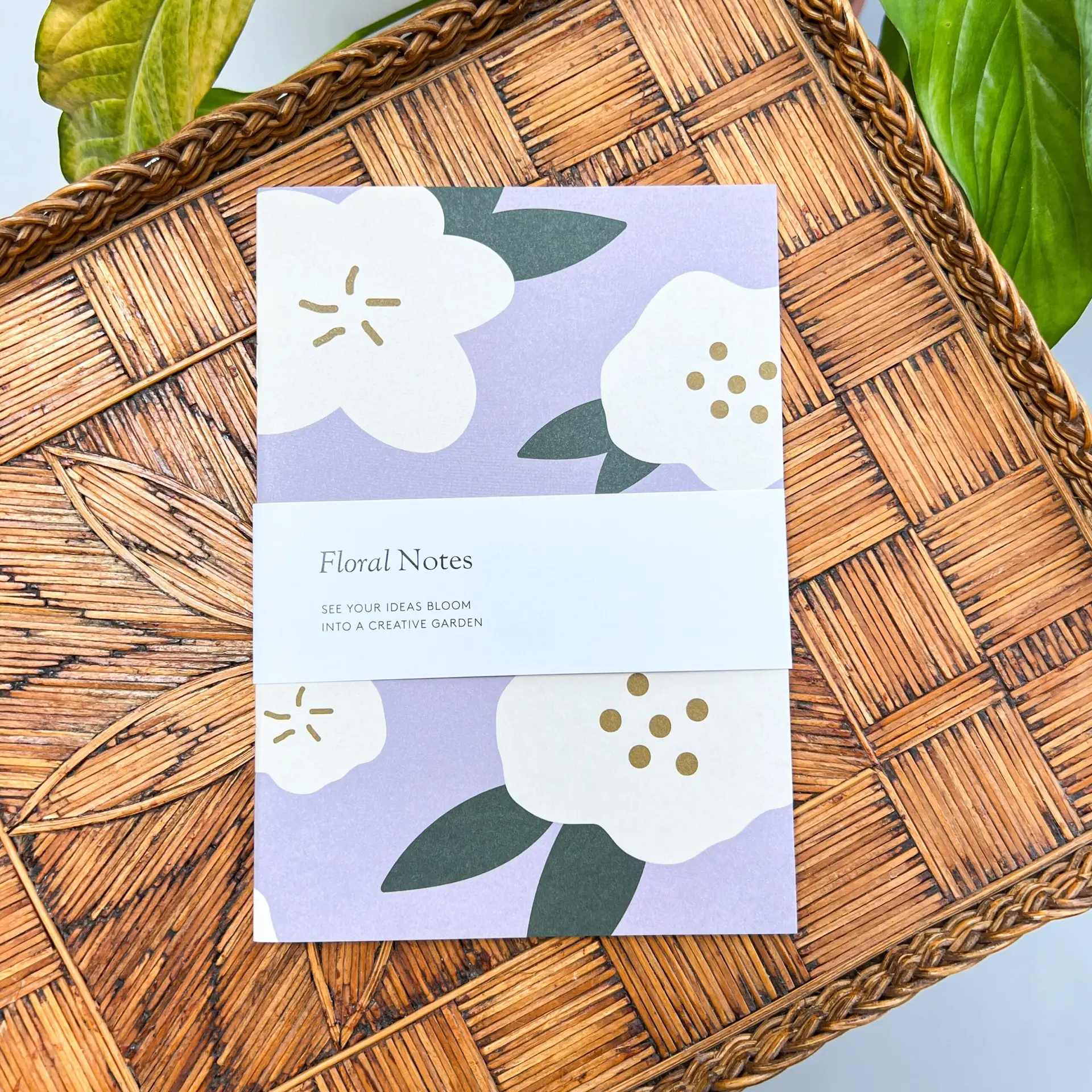 Notitieboekje Floral Lila