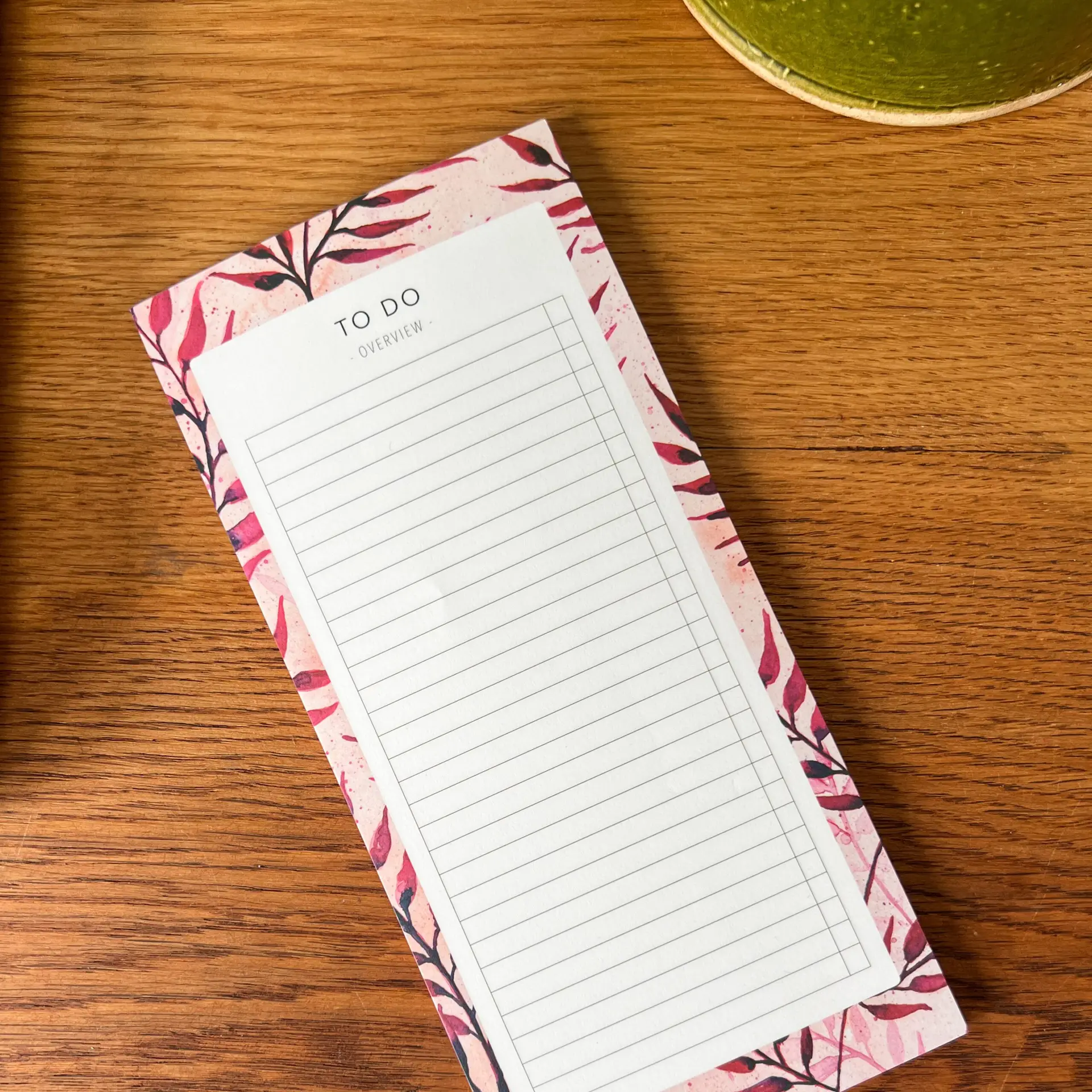 To Do Notitieblok Summer Leaves