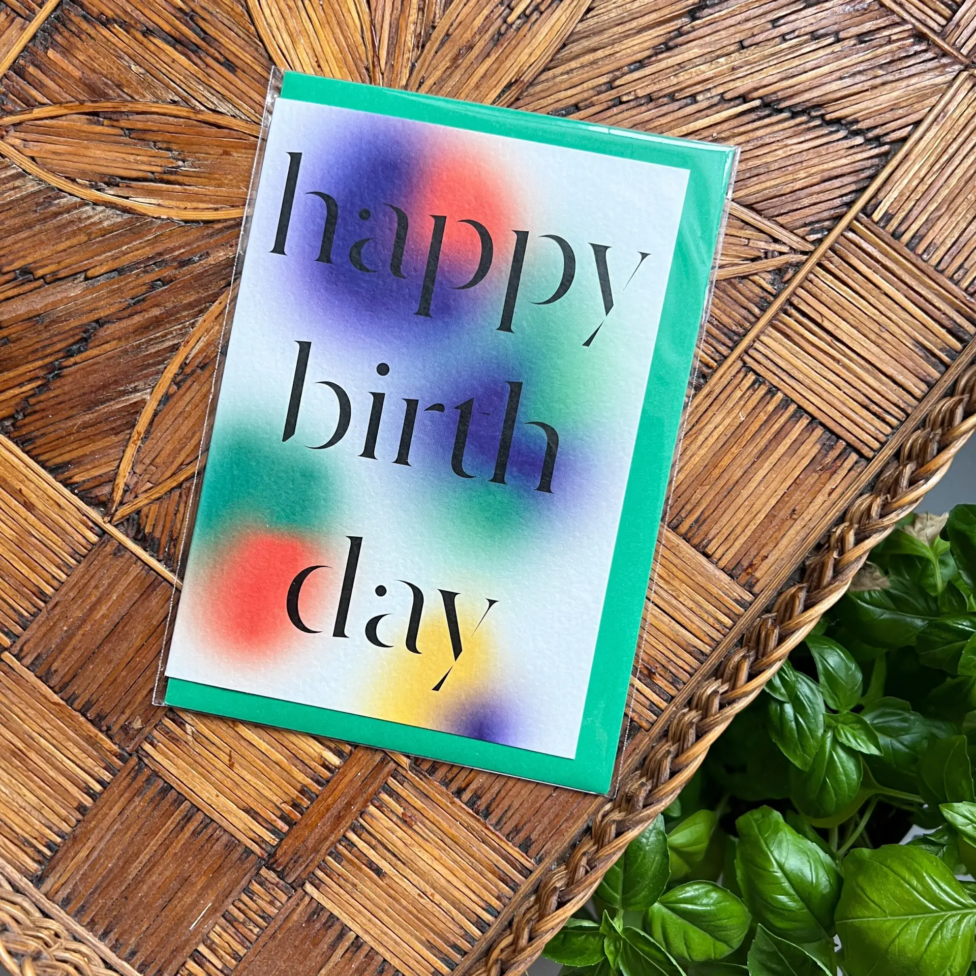 Wenskaart Happy Birhtday