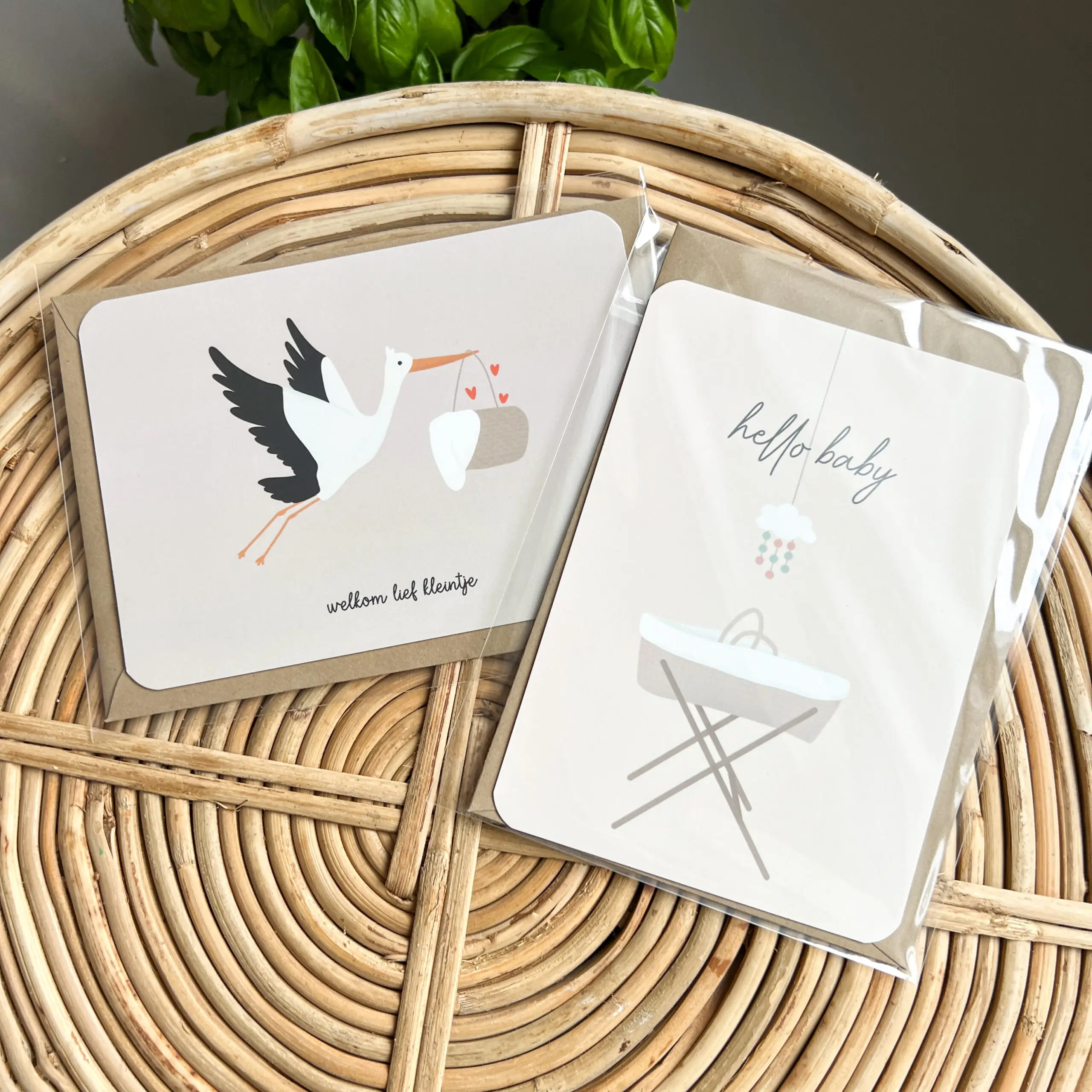 Kaartje sturen baby geboren