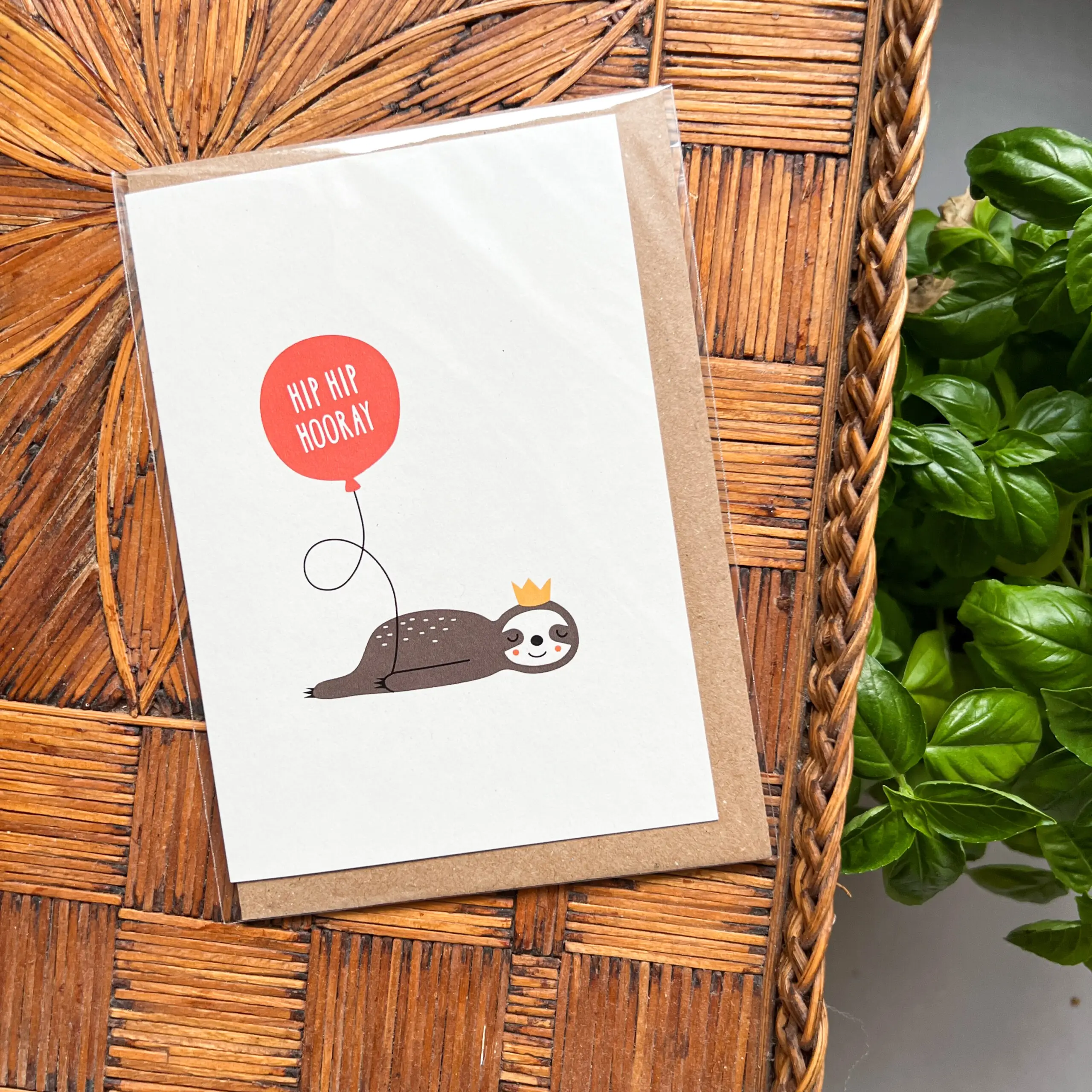 Wenskaart Hip Hip Hooray