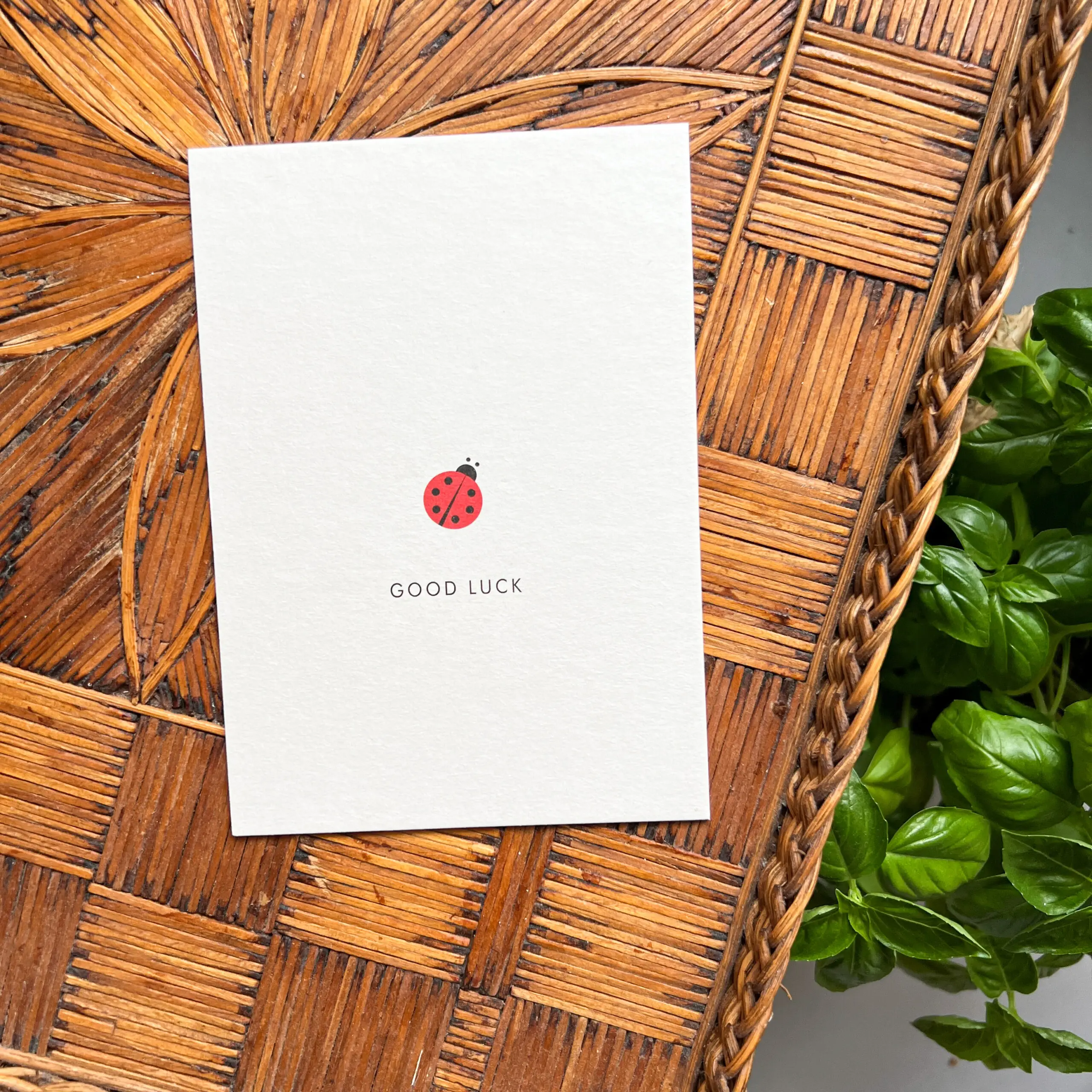 Kaart Good Luck