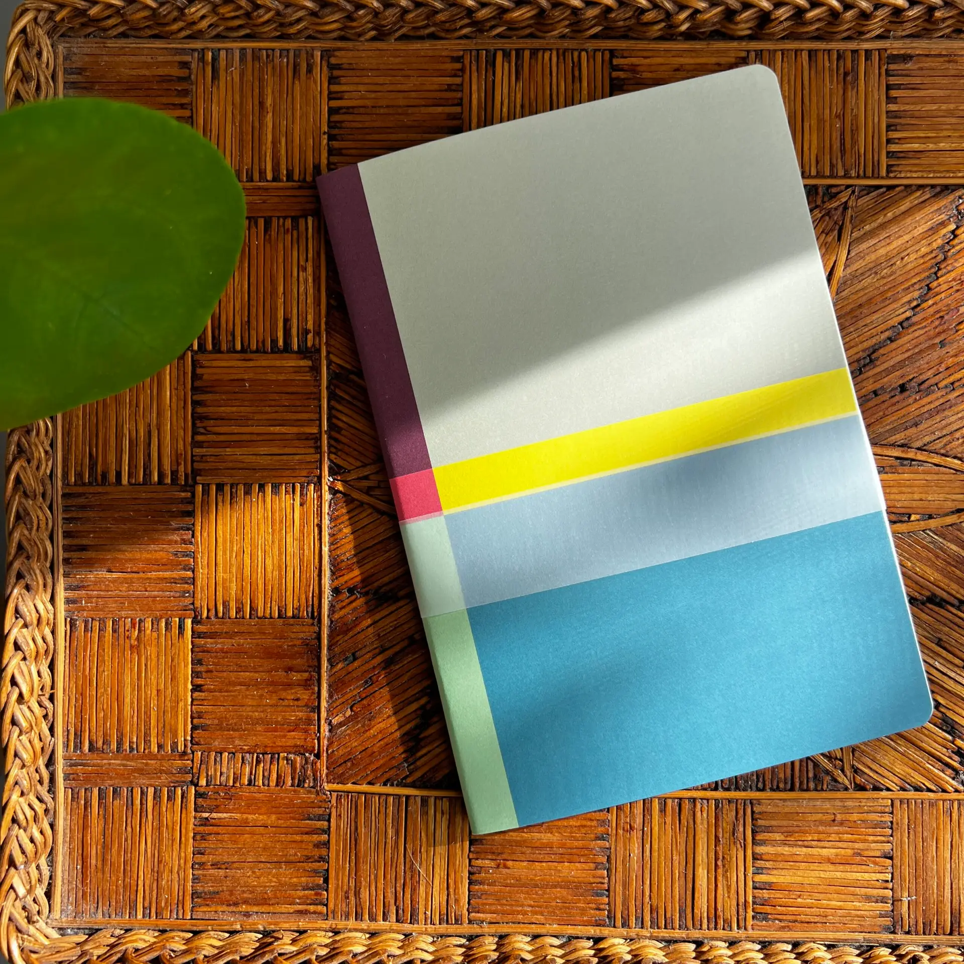 Notebook in coole blokstripafbeelding van Fritzante Design