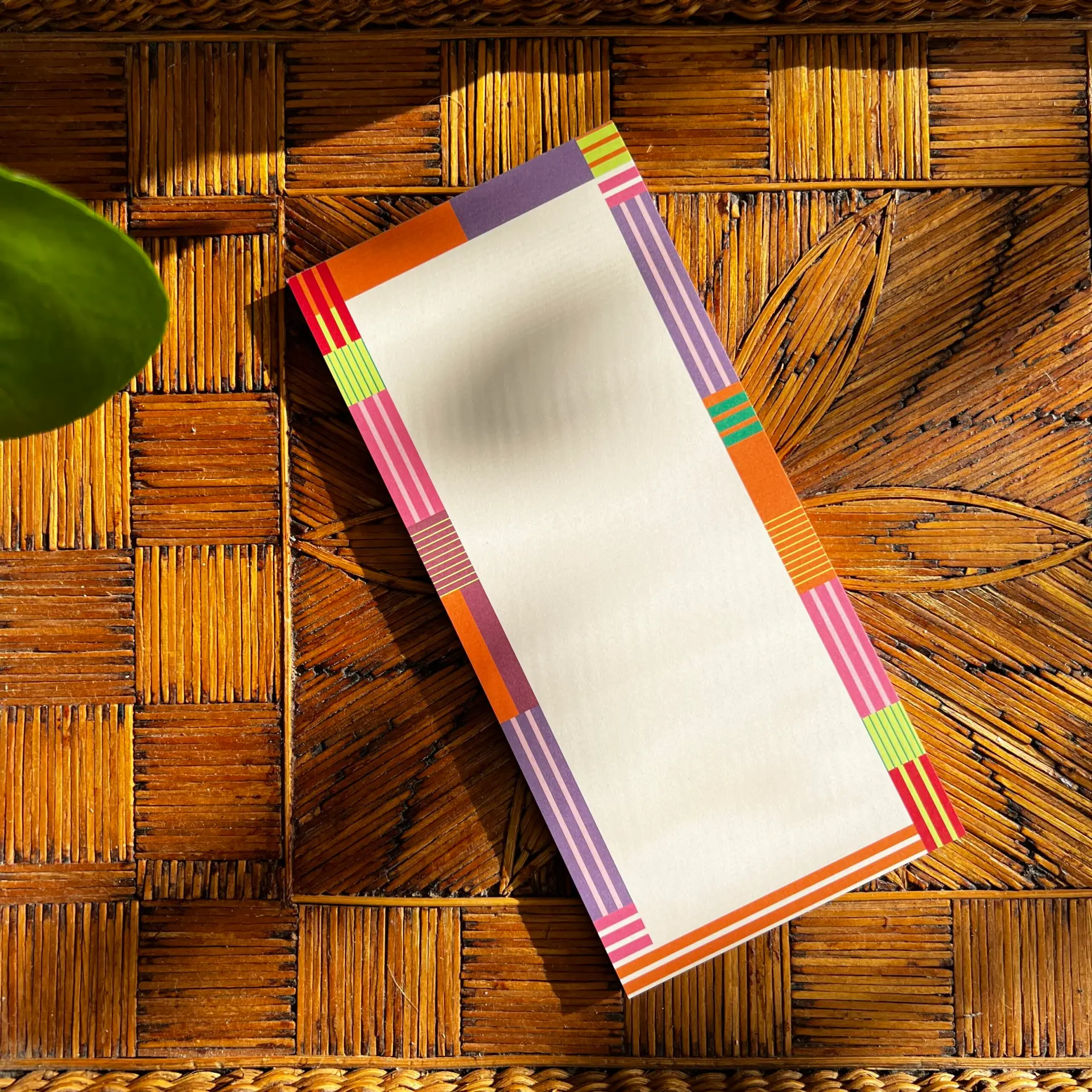 Notitieblokje lange strepen – Fritzante Design