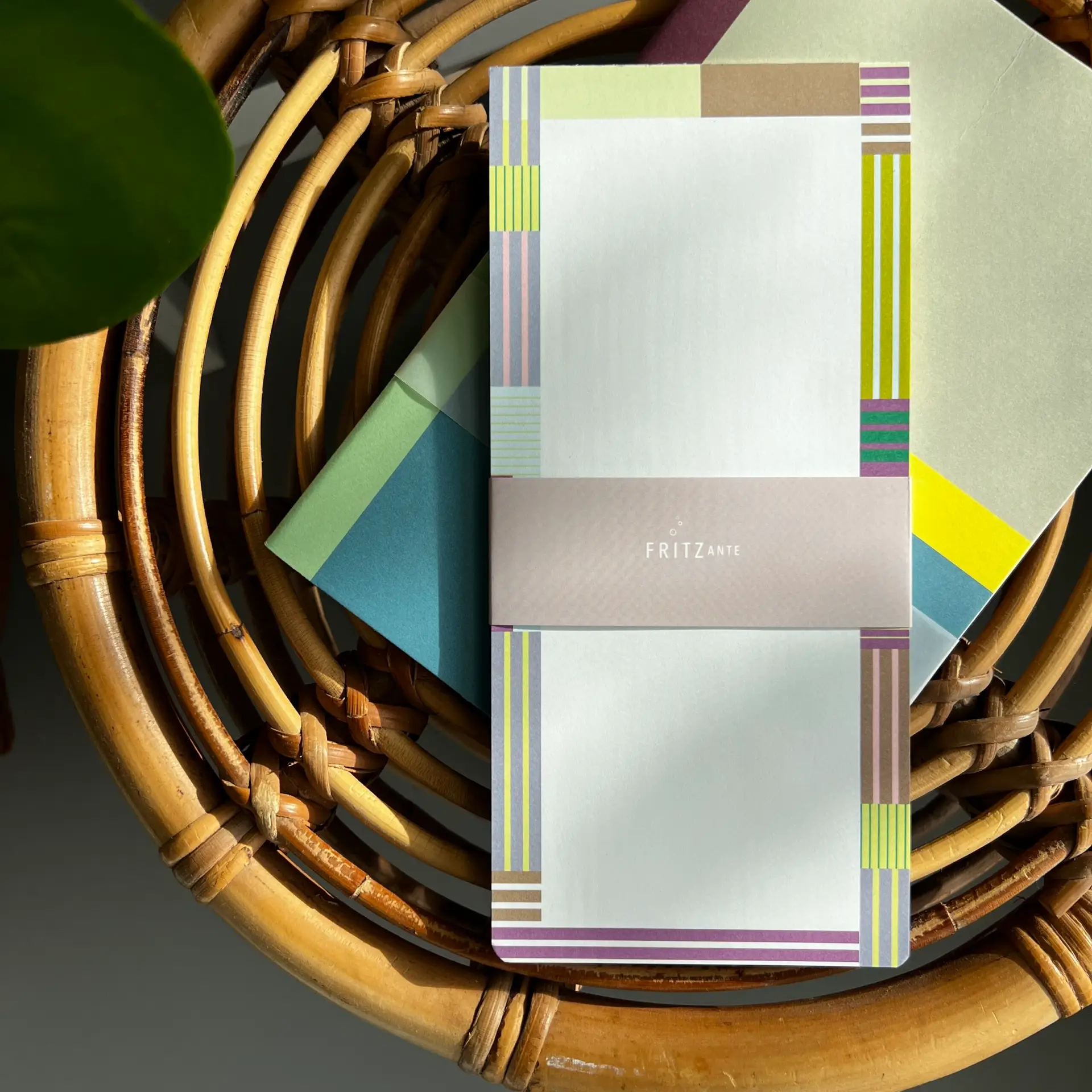 Notitieblokje groene tinten – Fritzante Design